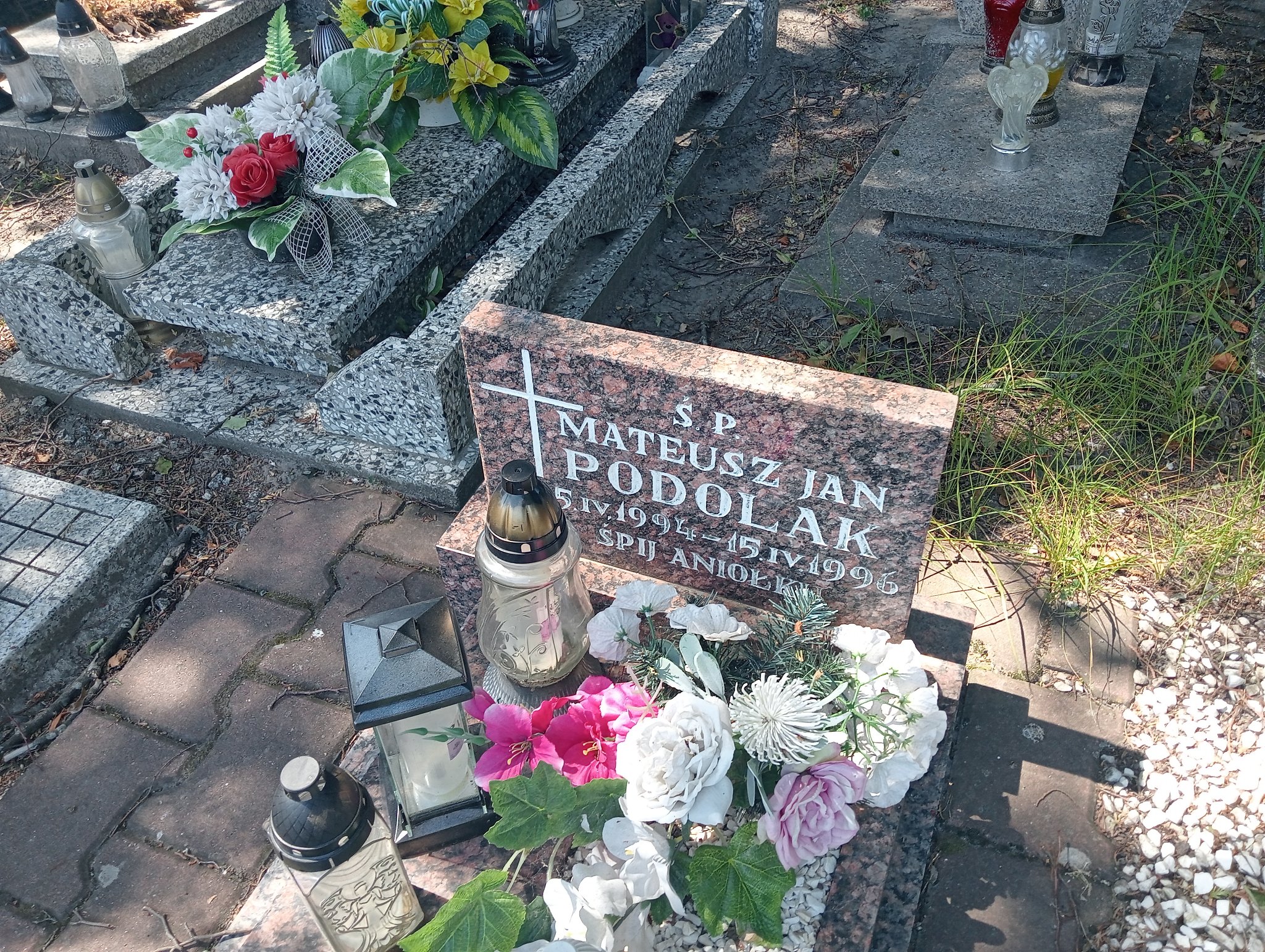 Mateusz Jan Podolak 1994 Piecki - Grobonet - Wyszukiwarka osób pochowanych