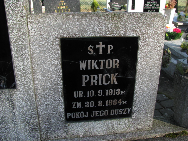Grób Wiktor Prick