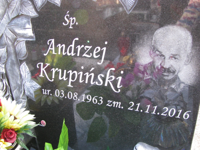 Andrzej Krupiński 1963 Piecki parafialny - Grobonet - Wyszukiwarka osób pochowanych