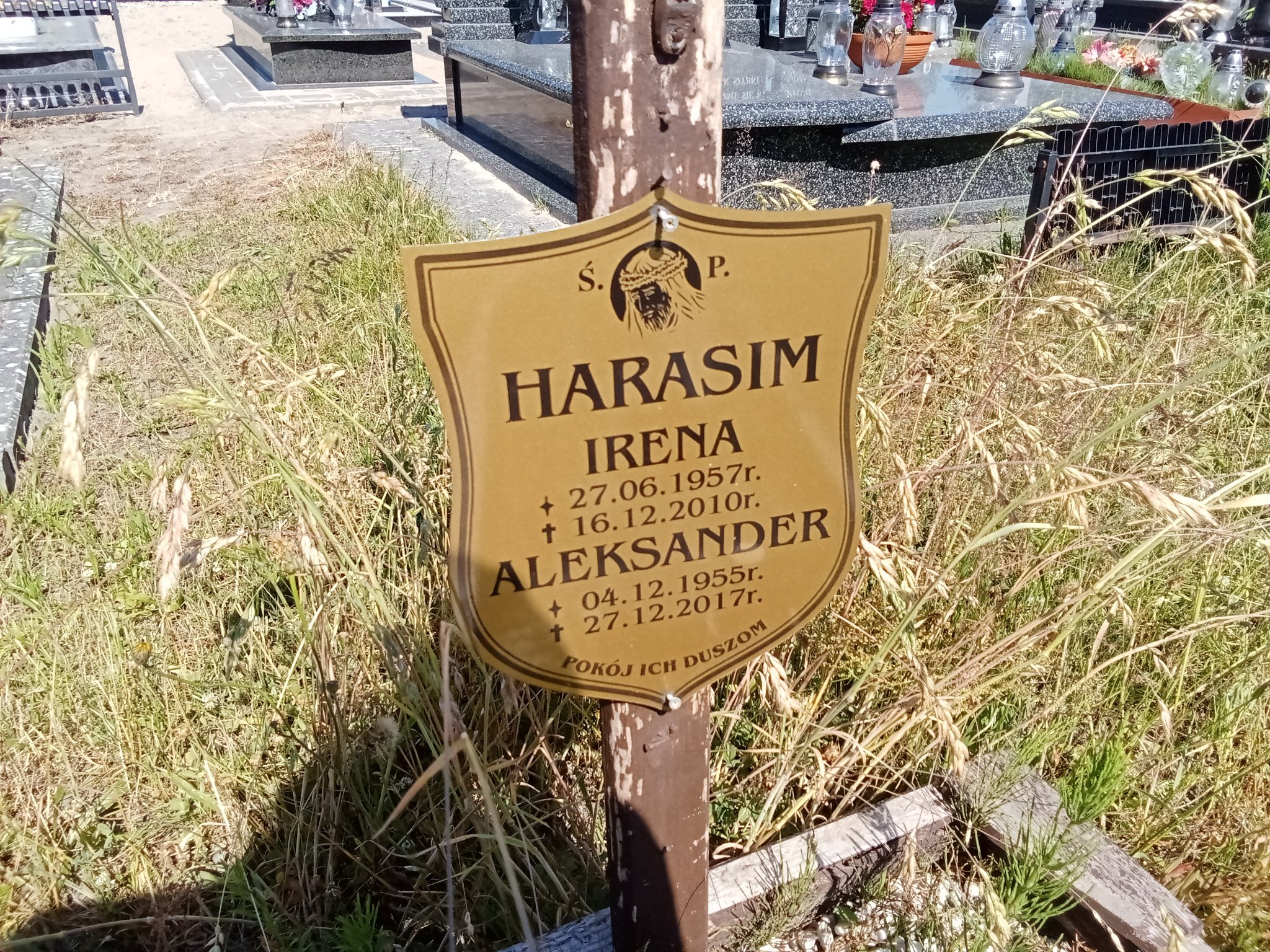 Irena Harasim 1957 Piecki - Grobonet - Wyszukiwarka osób pochowanych