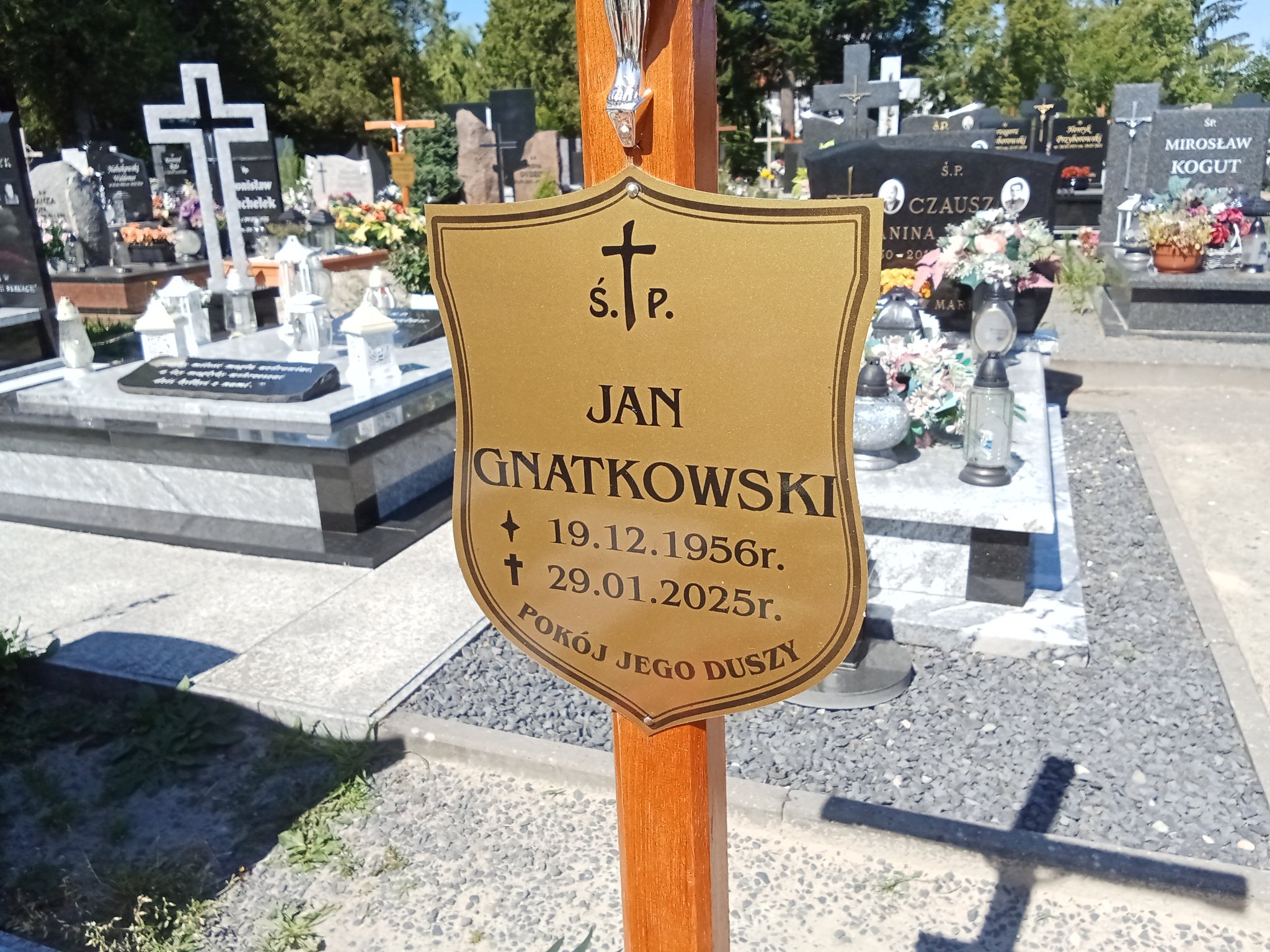 Grób Jerzy Gnatkowski